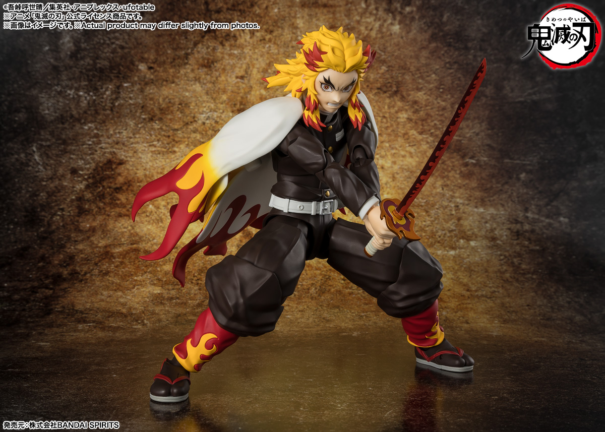 Rengoku Kyojuro S.H.Figuarts Figure Flame Hashira Demon Slayer Kimetsu no Yaiba BANDAI