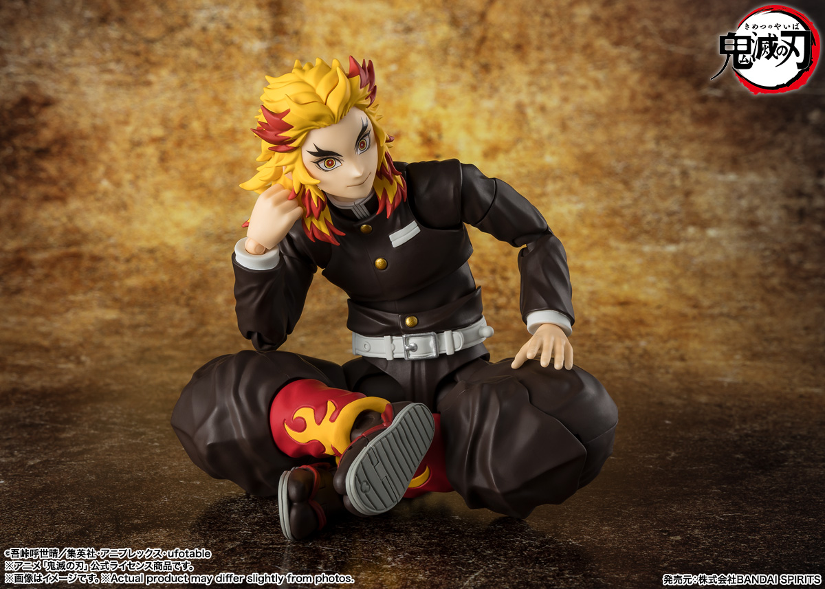 Rengoku Kyojuro S.H.Figuarts Figure Flame Hashira Demon Slayer Kimetsu no Yaiba BANDAI