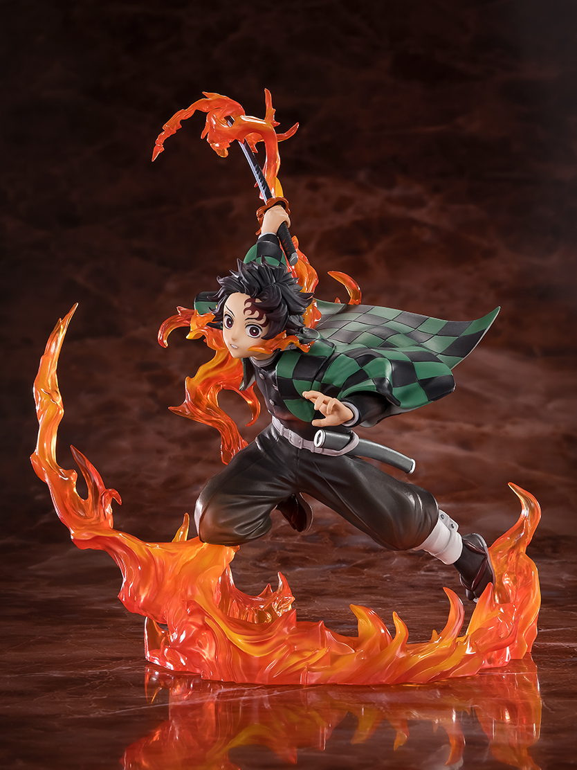 TANJIRO KAMADO Rengoku Tsuba ver. FiguartsZERO Figure TAMASHII NATIONS BANDAI