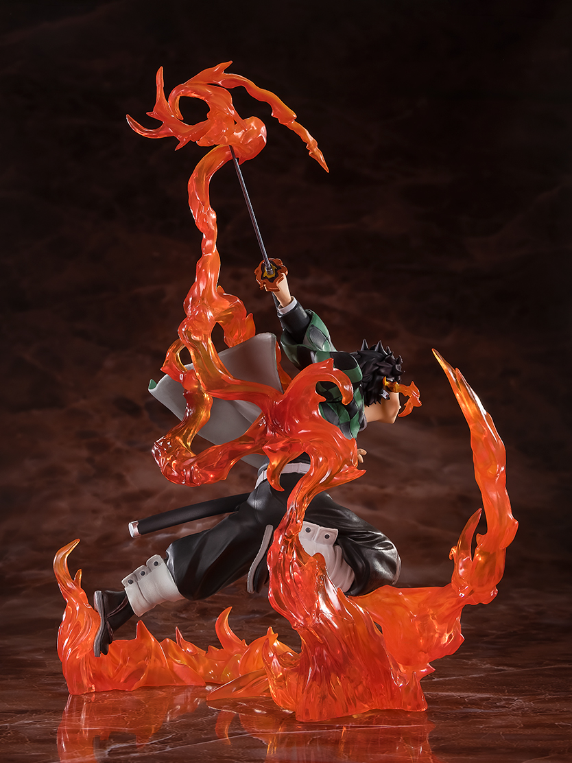 TANJIRO KAMADO Rengoku Tsuba ver. FiguartsZERO Figure TAMASHII NATIONS BANDAI