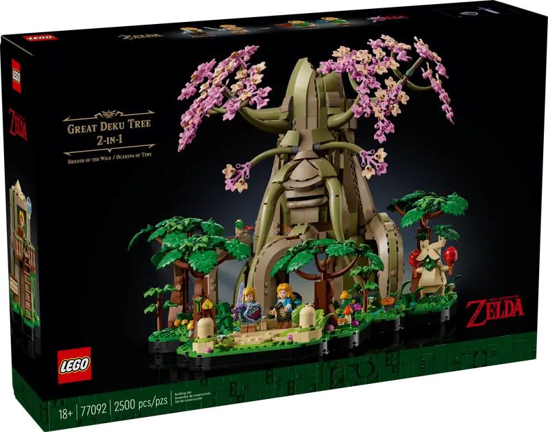 LEGO #77092 The Legend Of Zelda Great Deku Tree 2-in-1 Set Nintendo