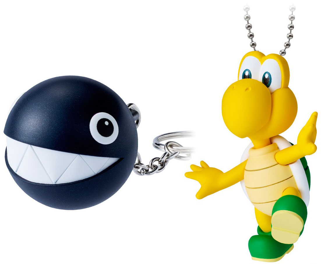 SUPER MARIO Mascot Charm Collection 2 mini Figure Key Cahain Candy Toy Nintendo BANDAI