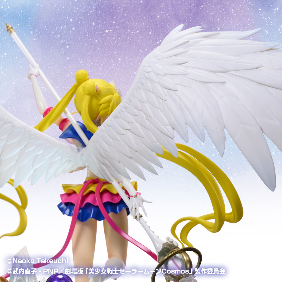 SAILOR MOON COSMOS ETERNAL SAILOR MOON Wonder Statue Figure PLEX BANDAI