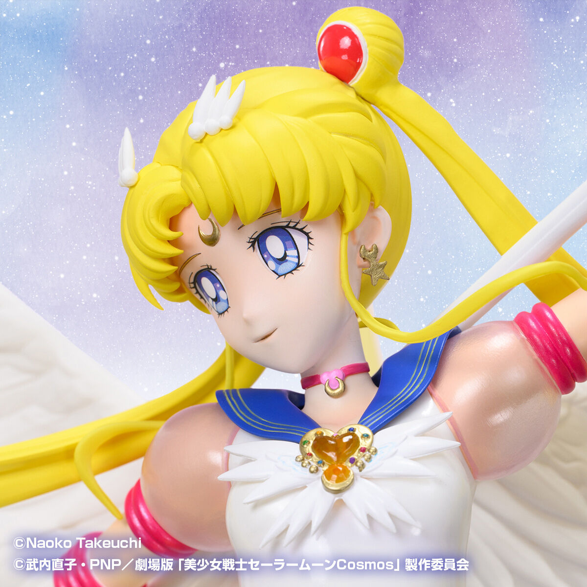 SAILOR MOON COSMOS ETERNAL SAILOR MOON Wonder Statue Figure PLEX BANDAI