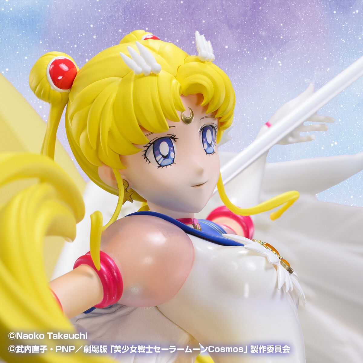 SAILOR MOON COSMOS ETERNAL SAILOR MOON Wonder Statue Figure PLEX BANDAI