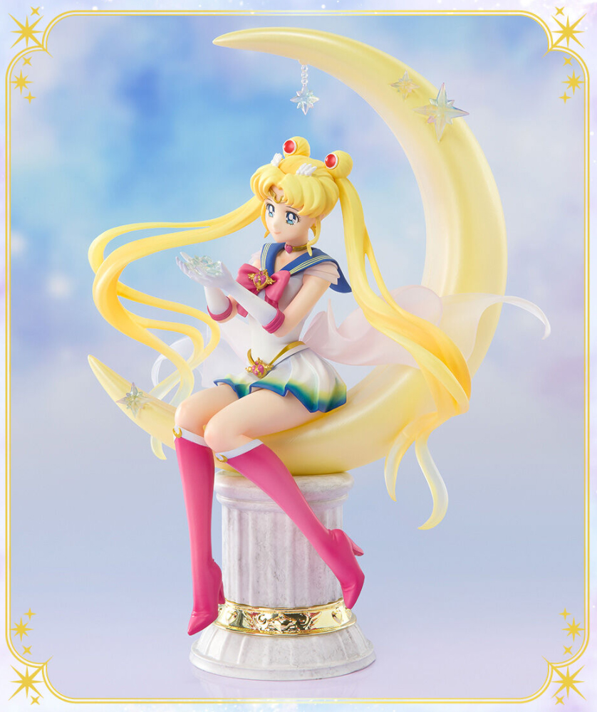 Super Sailor Moon Figure Bright Moon & Legendary Silver Crystal The Movie Saior Moon Eternal Figuarts Zero chouette tamashii web BANDAI