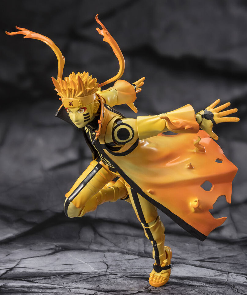 Naruto Uzumaki The Fourth Shinobi World War Kurama Link Mode S.H.Figuarts Figure PREMIUM BANDAI