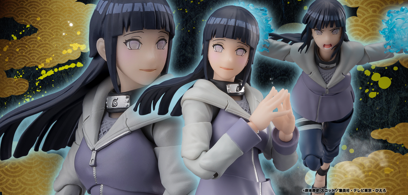 S.H.Figuarts HINATA HYUGA Virtuous Byakugan NARUTO TAMASHII NATIONS BANDAI