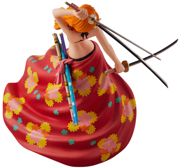ONE PIECE magazine FIGURE three swords style NAMI JUMP CHARACTERS STORE