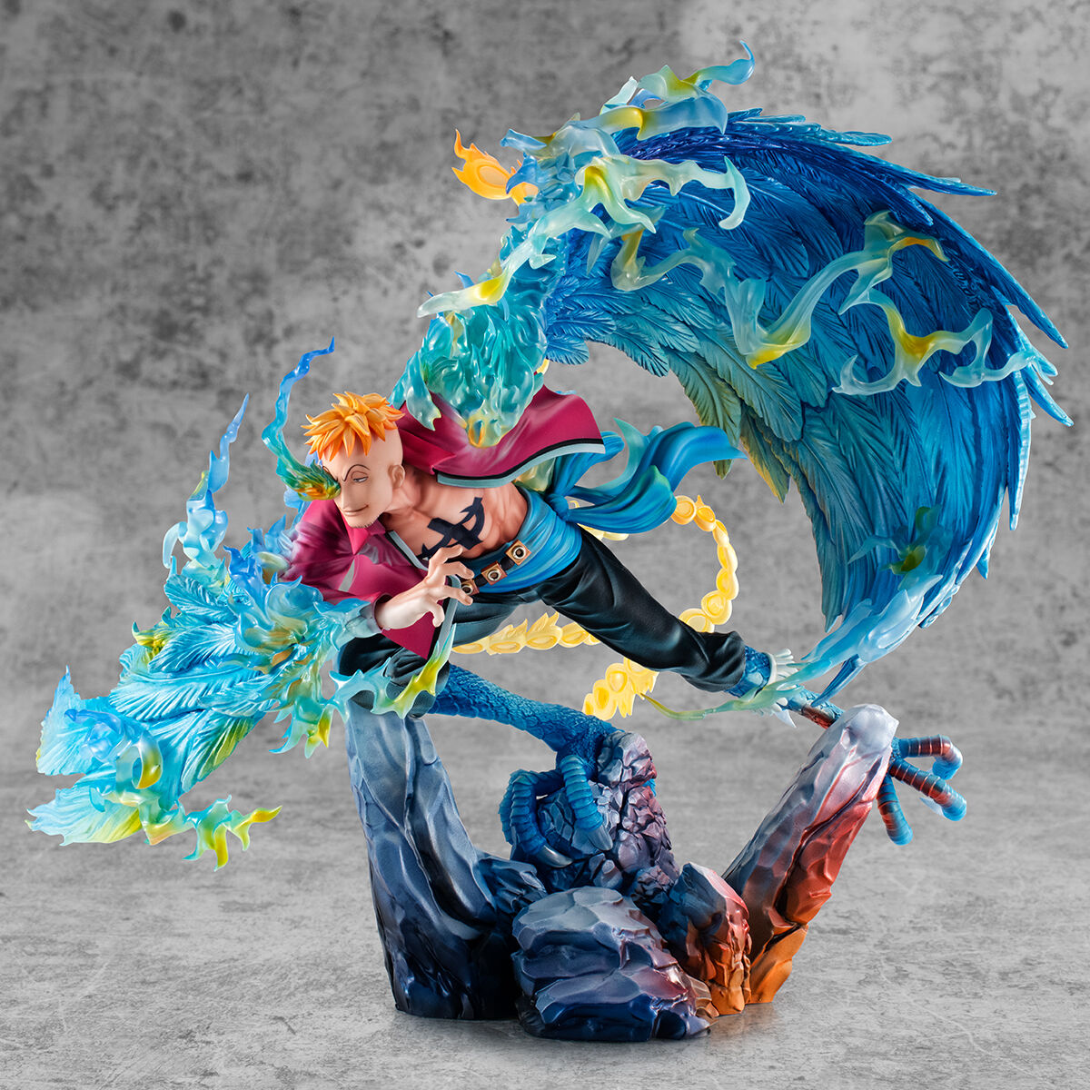 Marco The Phoenix Portrait.Of.Pirates ONE PIECE The Whitebeard Pirates MAS-MAXIMUM Figure BANDAI