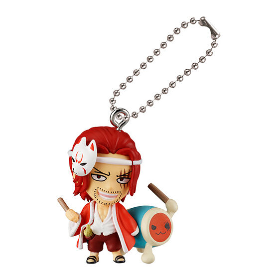 ONE PIECE x Taiko no Tatsujin Swing mini Figure Keychain GASHAPON BANDAI