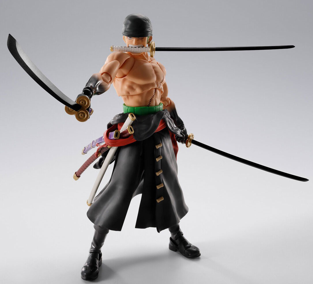 Roronoa Zoro S.H.Figuarts Figure King of Hell Three Sword Style ONE PIECE BANDAI