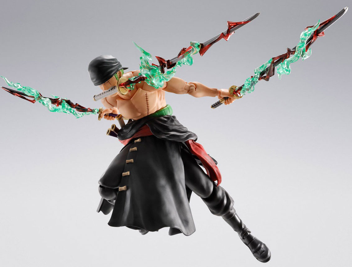 Roronoa Zoro S.H.Figuarts Figure King of Hell Three Sword Style ONE PIECE BANDAI