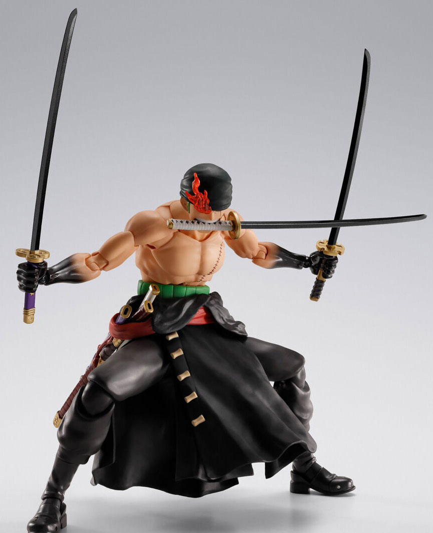 Roronoa Zoro S.H.Figuarts Figure King of Hell Three Sword Style ONE PIECE BANDAI