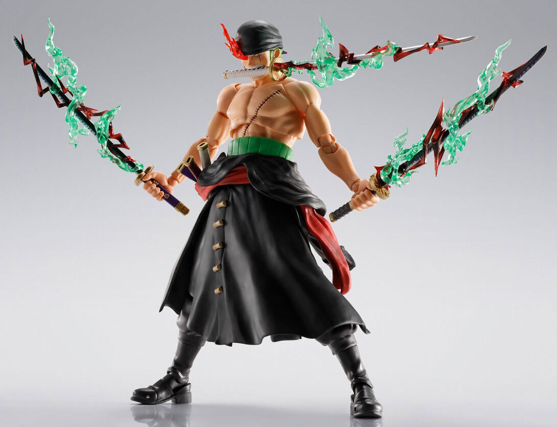 Roronoa Zoro S.H.Figuarts Figure King of Hell Three Sword Style ONE PIECE BANDAI