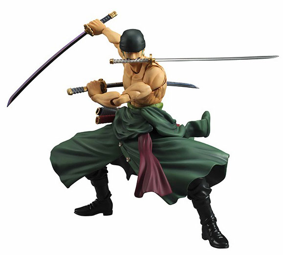 Roronoa Zoro ONE PIECE VARIABLE ACTION HEROES Figure MegaHouse BANDAI