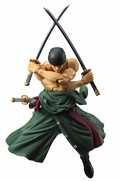 Roronoa Zoro ONE PIECE VARIABLE ACTION HEROES Figure MegaHouse BANDAI