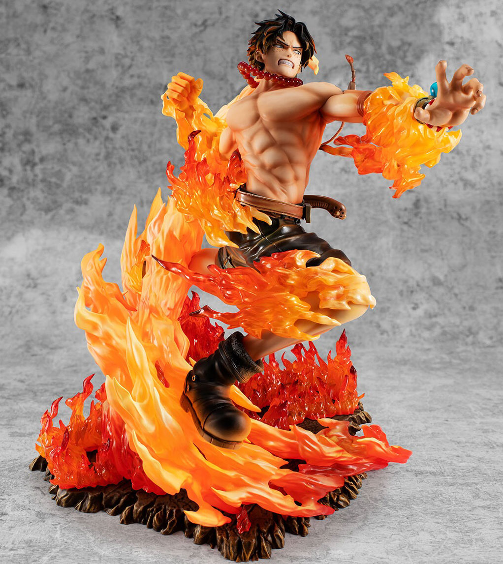 Portgas D. Ace NEO-MAXIMUM Portrait.Of.Pirates 5th LIMITED Ver. Figure ONE PIECE MegaHouse BANDAI