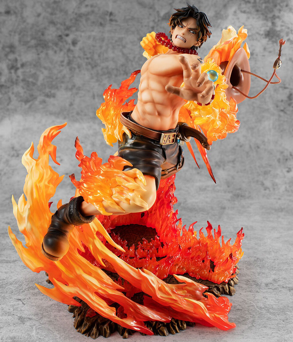 Portgas D. Ace NEO-MAXIMUM Portrait.Of.Pirates 5th LIMITED Ver. Figure ONE PIECE MegaHouse BANDAI