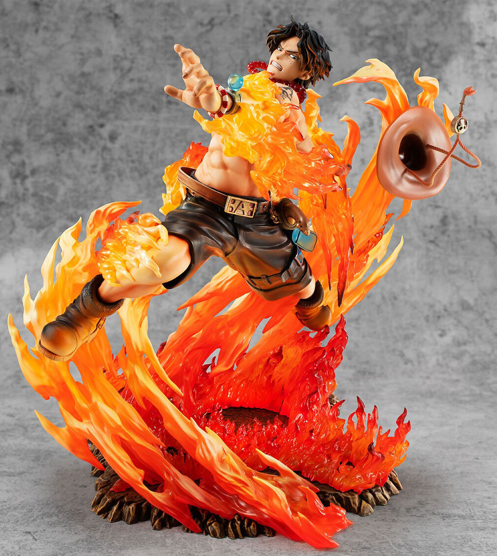 Portgas D. Ace NEO-MAXIMUM Portrait.Of.Pirates 5th LIMITED Ver. Figure ONE PIECE MegaHouse BANDAI
