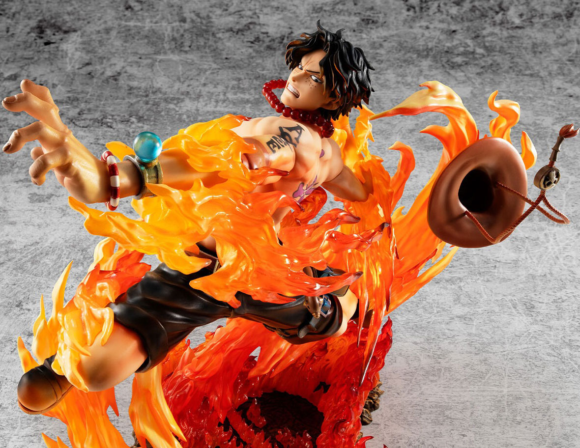 Portgas D. Ace NEO-MAXIMUM Portrait.Of.Pirates 5th LIMITED Ver. Figure ONE PIECE MegaHouse BANDAI