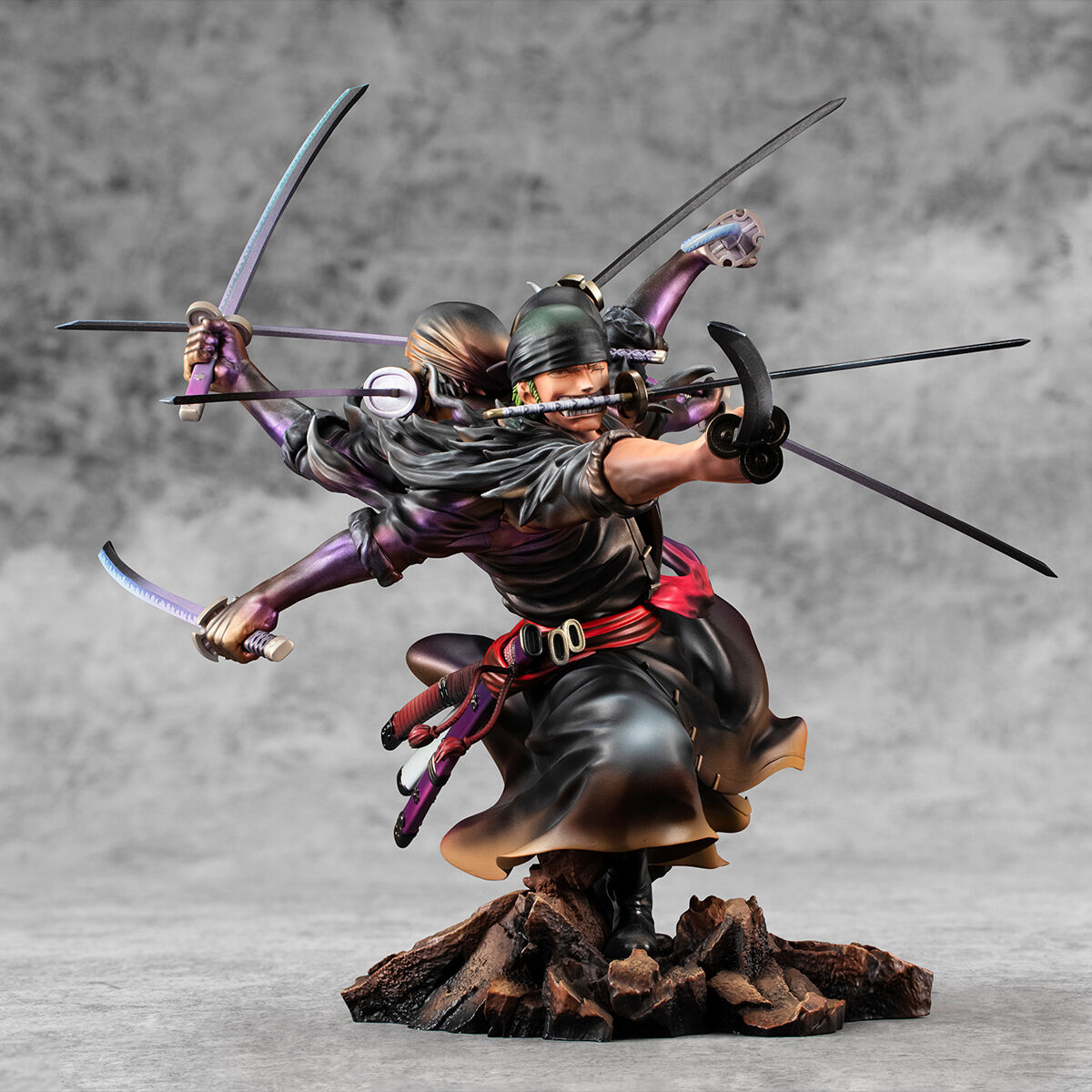 Roronoa Zoro Kiki Nine Sword Ashura Style Portrait.Of.Pirates Figure ONE PIECE WA-MAXIMUM MegaHouse BANDAI