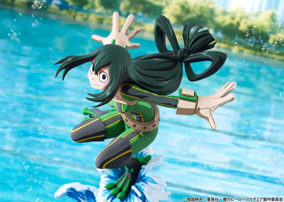 Tsuyu Asui Frog My Hero Academia 1/8 Scale 2D Printed Figure My Hero Academia Palette Masters TAKARA TOMY BellFine