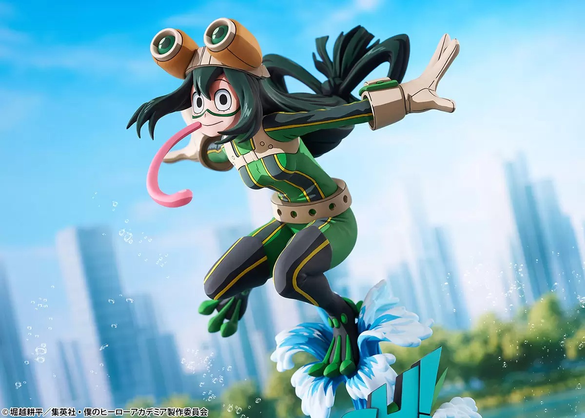 Tsuyu Asui Frog My Hero Academia 1/8 Scale 2D Printed Figure My Hero Academia Palette Masters TAKARA TOMY BellFine