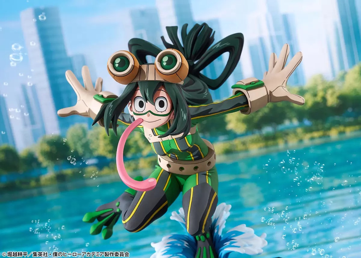 Tsuyu Asui Frog My Hero Academia 1/8 Scale 2D Printed Figure My Hero Academia Palette Masters TAKARA TOMY BellFine