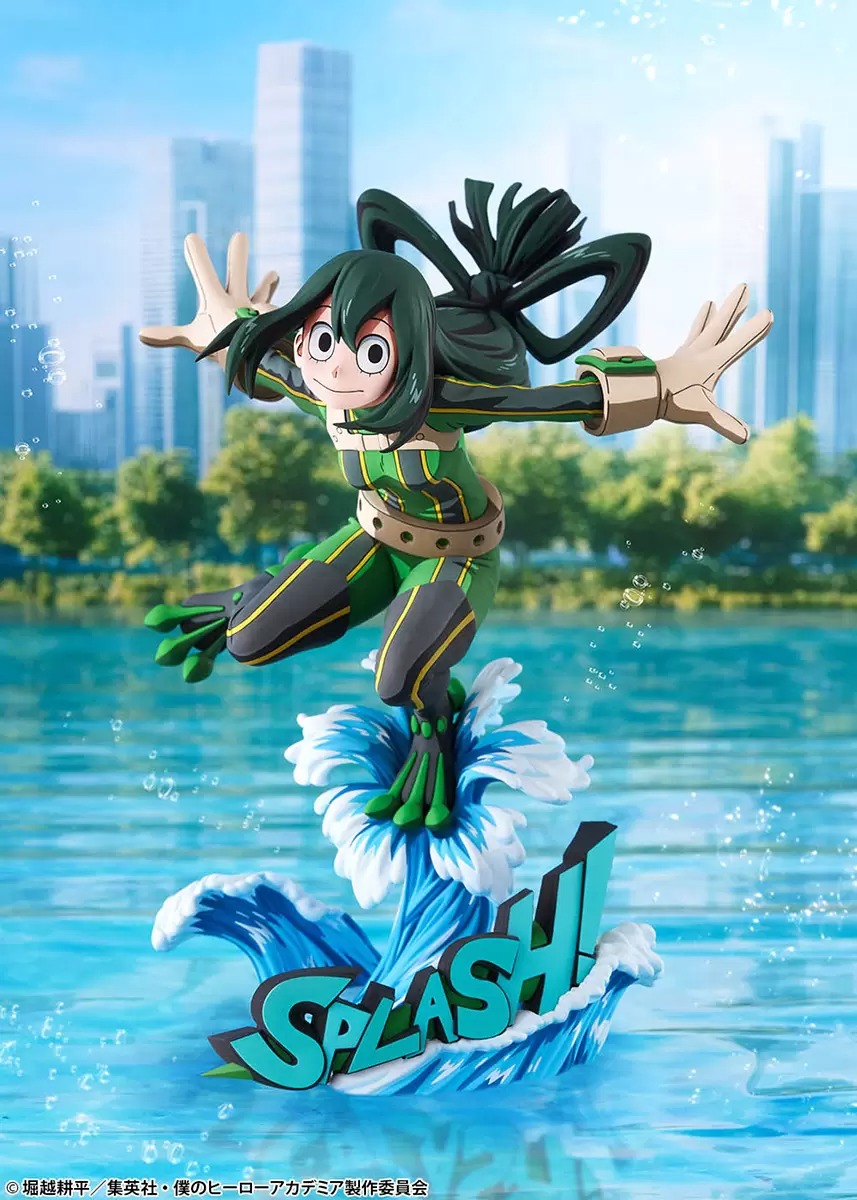 Tsuyu Asui Frog My Hero Academia 1/8 Scale 2D Printed Figure My Hero Academia Palette Masters TAKARA TOMY BellFine