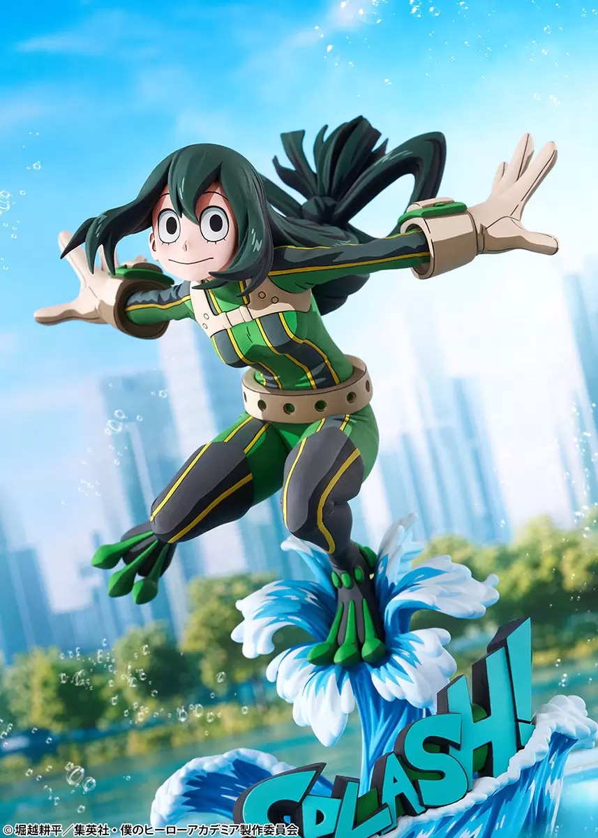 Tsuyu Asui Frog My Hero Academia 1/8 Scale 2D Printed Figure My Hero Academia Palette Masters TAKARA TOMY BellFine