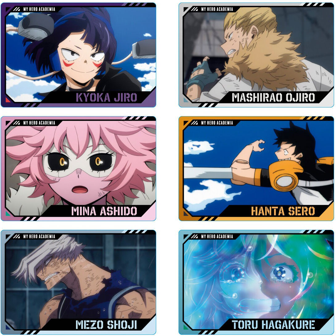 Wafer Cards Vol.4 My Hero Academia Candy Toy BANDAI
