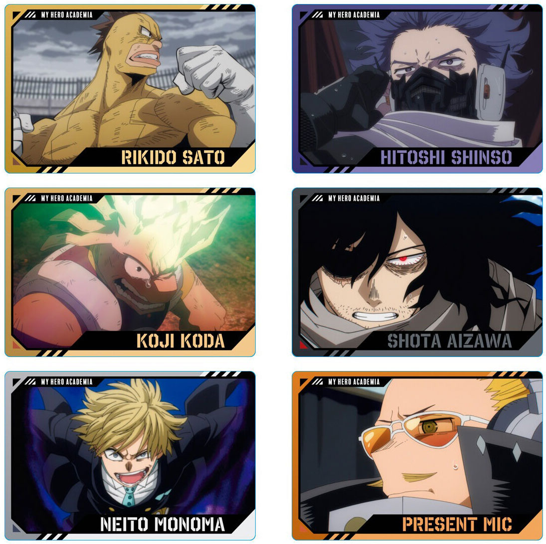 Wafer Cards Vol.4 My Hero Academia Candy Toy BANDAI