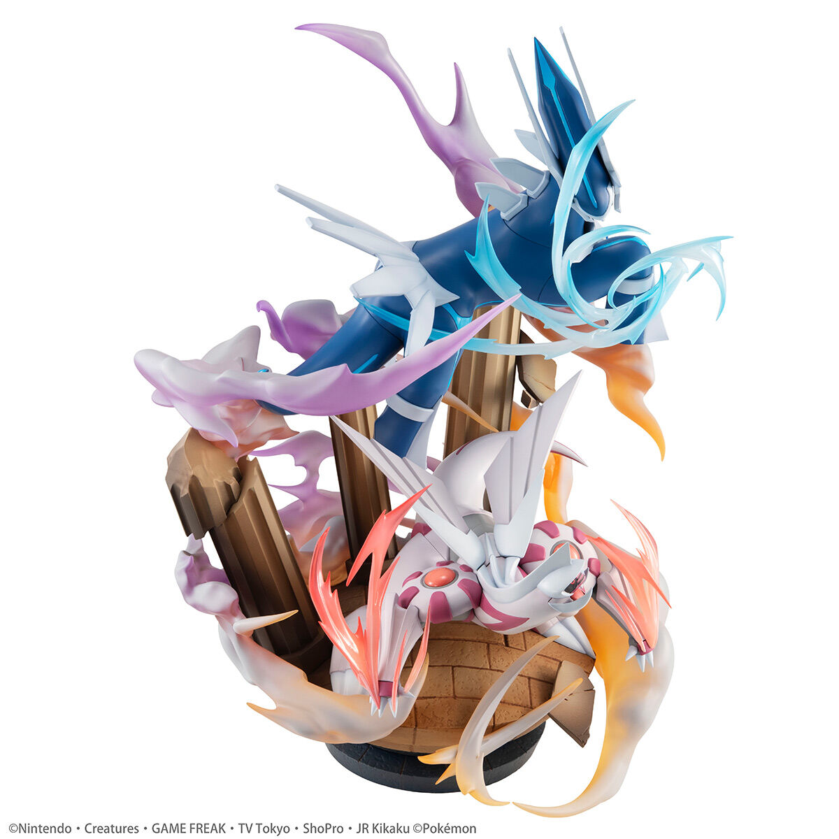 Dialga & Palkia Pokémon G.E.M. EX Series Figure MegaHouse