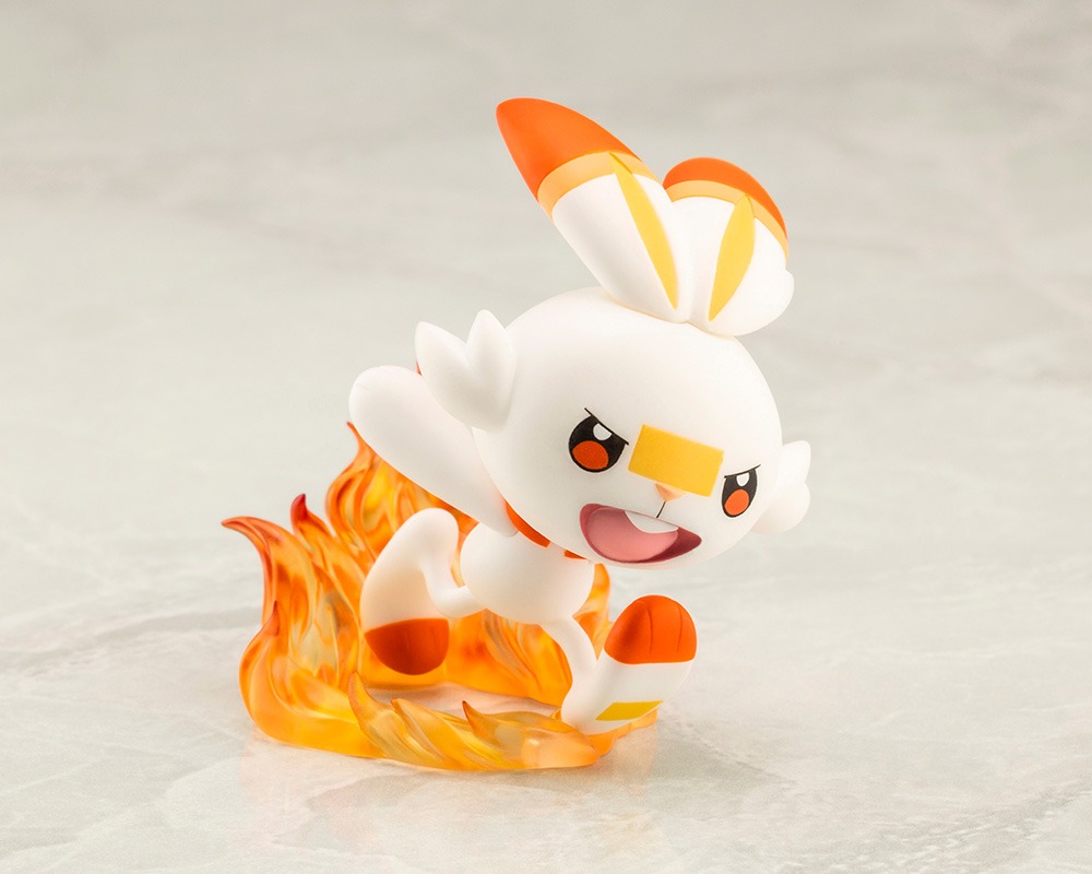 Pokémon MASARU Victor with Scorbunny Figure ARTFX J STATUE KOTOBUKIYA