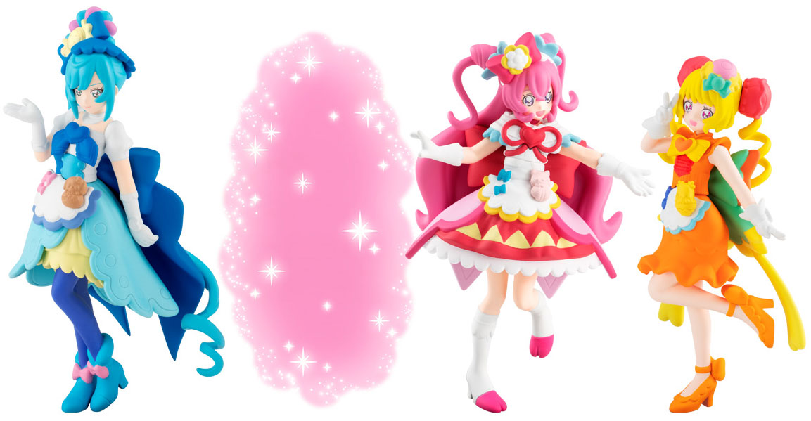 Cute Figure Delicious Party Pretty Cure Candy Toy BANDAI