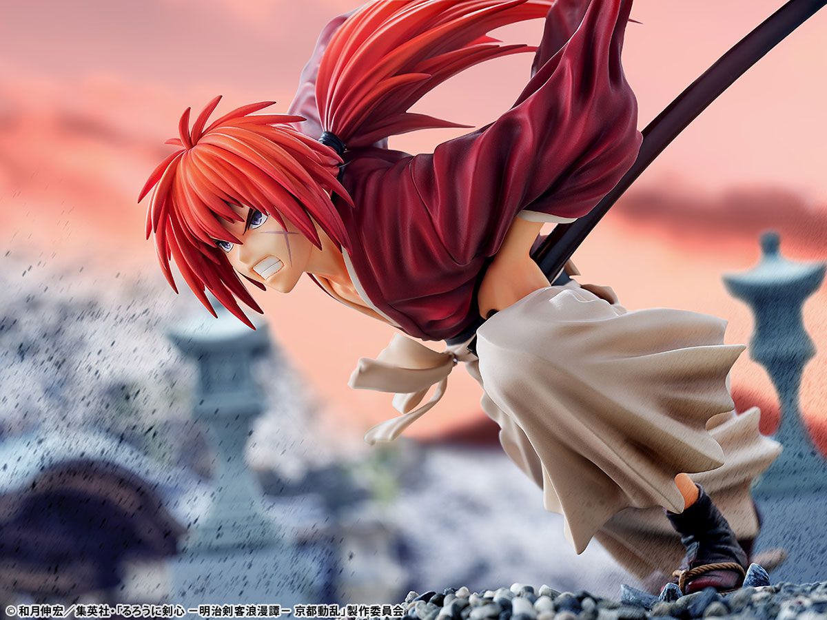 Himura Kenshin Tenshou Ryusen Ver. 1/6 Scale Figure Rurouni Kenshin Meiji Swordsman Romantic Story Kyoto Disturbance BellFine