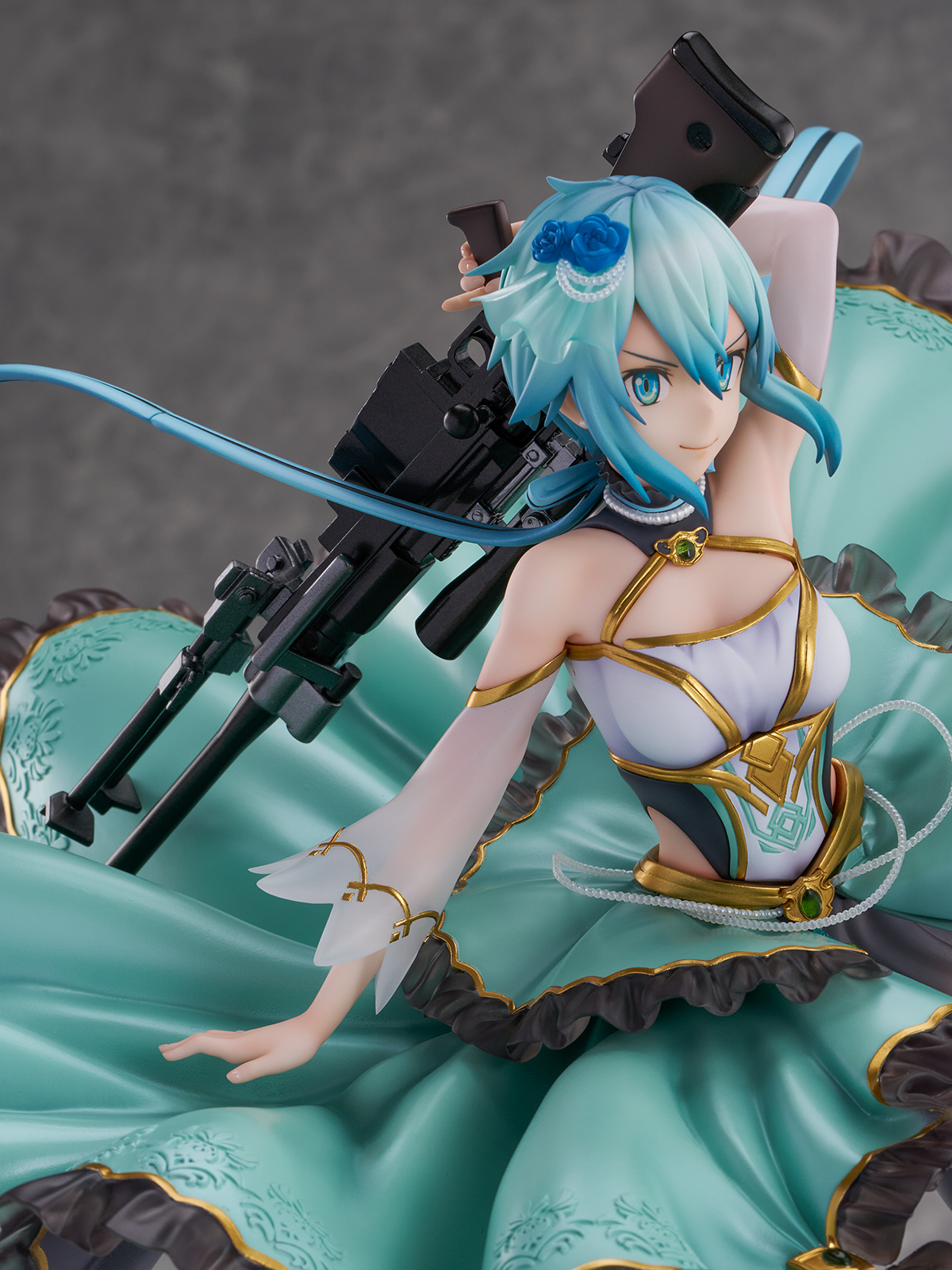 Sinon Crystal Dress Ver. 1/7 Scale Figure SAO Sword Art Online SHIBUYA SCRAMBLE FIGURE