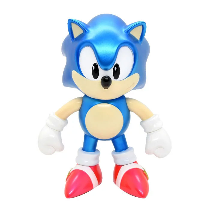 Sonic The Hedgehog in metallic color Soft Plastic Figure SOFVIPS