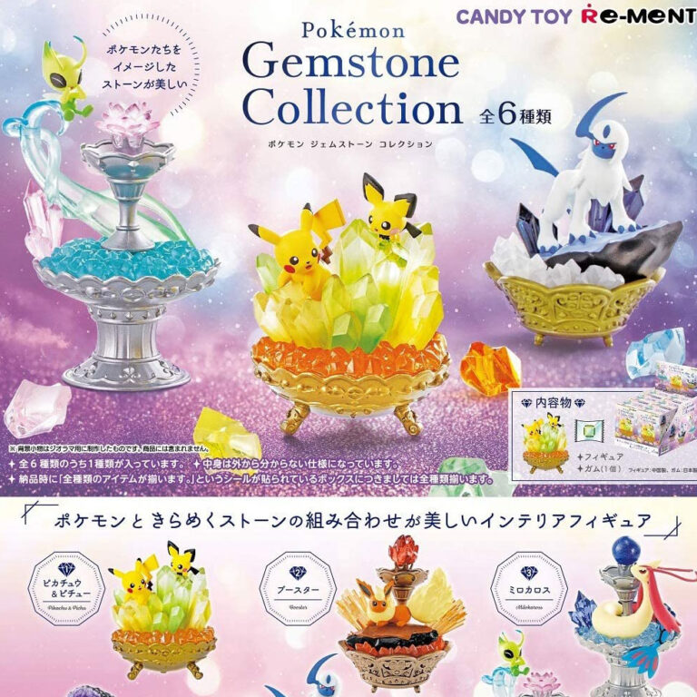 Pokémon Gemstone Collection Candy Toy RE-MENT Nintendo