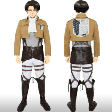 Uniform of The Survey Corps Levi Ackerman Ver. The Attack on Titan Cosplay
