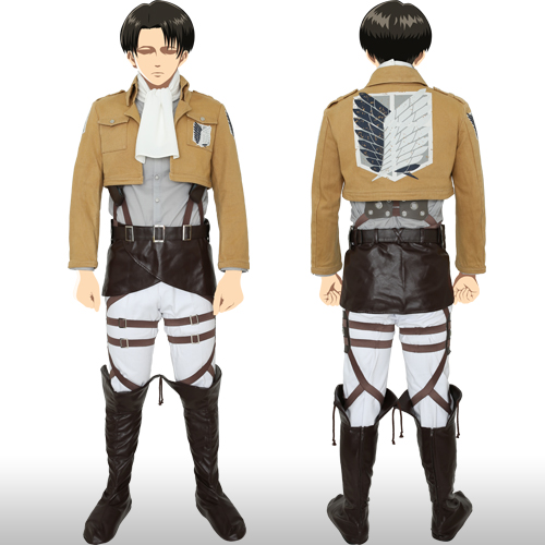 Uniform of The Survey Corps Levi Ackerman Ver.The Attack on Titan Cosplay