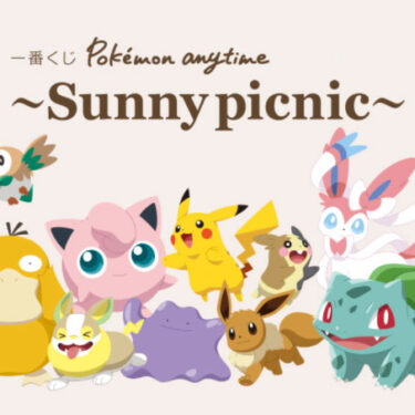 Ichiban Kuji Pokémon anytime Sunny picnic Plush Dish Glass Cup Tote Keychain Towel BANDA