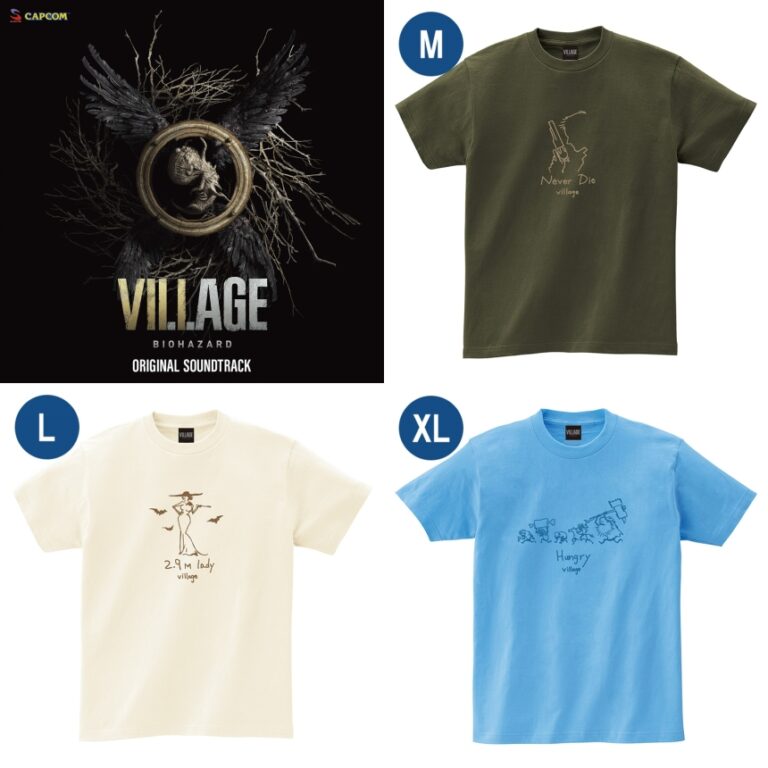 BIOHAZARD Resident Evil Village Developers Designed T-shirt & Original Soundtrack CAPCOM