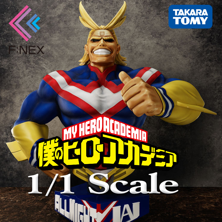 The Bust of ALL MIGHT Toshinori Yagi My Hero Academia 1/1 Scale Figure TAKARA TOMY F:NEX FuRyu