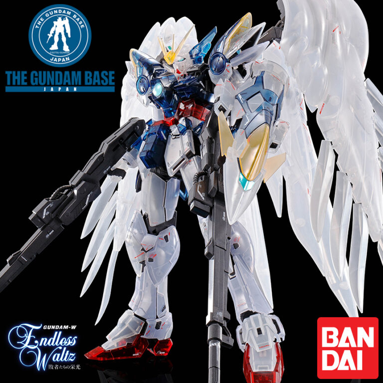 RG 1/144 Gundam Base Limited Wing Gundam Zero EW Gundam W Gunpla Clear Color