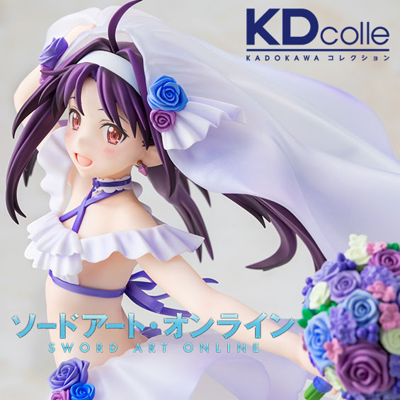 Konno Yuuki Mid Summer Bride Ver. SAO Sword Art Online 1/7 Scale Figure 10th anniversary Wedding series KDcolle KADOKAWA