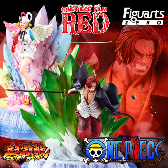 Shanks & Uta ONE PIECE FILM RED Ver. EXTRA BATTLE Figuarts ZERO