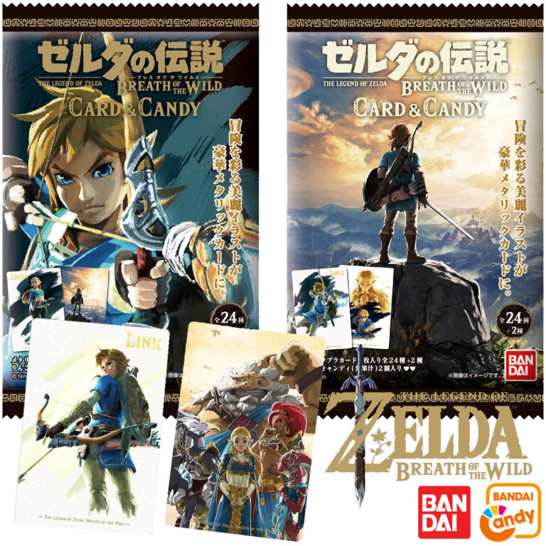 Cards of THE LEGEND OF ZELDA BREATH OF THE WILD Candy Toy BANDAI Nintendo