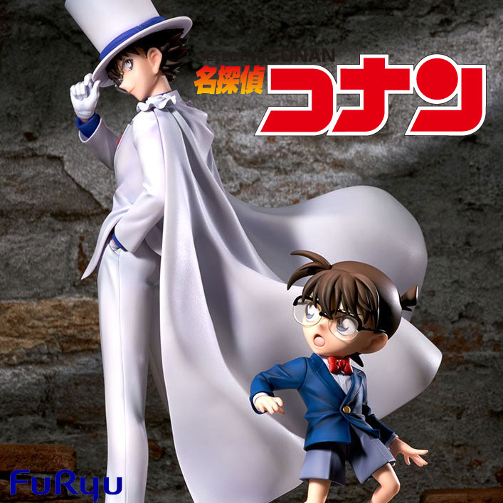 Conan Edogawa ＆ Kaitou Kid 1/7 Scale Figure Furyu